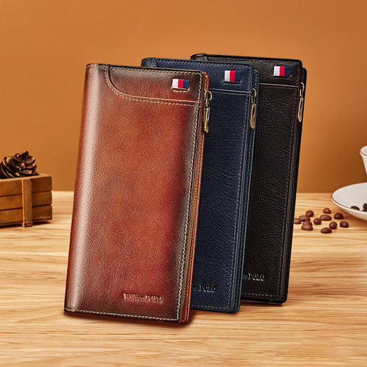 Men's Premium Genuine Leather Wallet – New Business Versatile Wallet